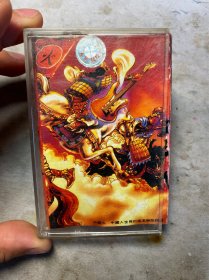 中国火1磁带，没有歌词，封皮贴胶带，正版磁带，整盘试听过，没有被录音被抹音