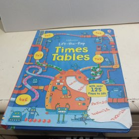 Lift the Flap Times Tables Book (Usborne Lift-the-Flap-Books) 优斯伯恩翻翻书：乘法表 英文原版