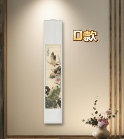 刘奎龄花禽条屏（D）刘奎龄花鸟条屏复制品装裱挂轴