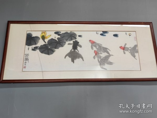 （金鱼）珂罗版画