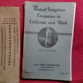 Mutual Irrigation Companies in California and Utah