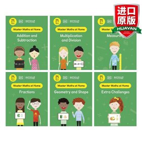 英文原版 Collection of 6 Workbooks, Ages 5-7 1st Grade DK数学没问题！练习册6册套装 5-7 岁 英文版 进口英语原版书籍