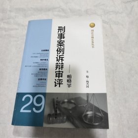 刑法分则实务丛书·刑事案例诉辩审评：贿赂罪