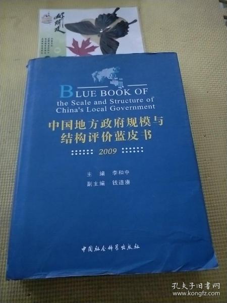 中国地方政府规模与结构评价蓝皮书（2009）