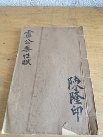 雷公药性赋