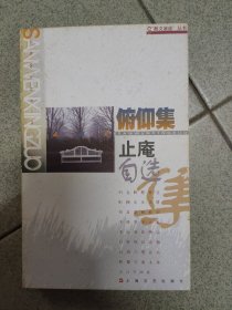 俯仰集：止庵自选集 书口有黄斑