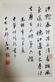 清光绪辛巳年首夏（1881年农历4月）胡铁梅先生精品书法作品