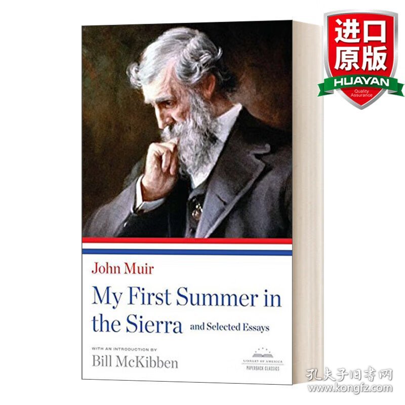 英文原版 My First Summer in the Sierra and Selected Essays: a Library of America 夏日走过山间与散文选集 美国文库 英文版 进口英语原版书籍