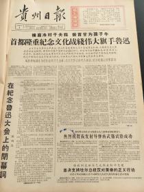 贵州日报1966年11月