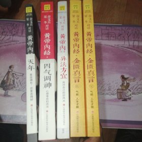 徐文兵、梁冬对话·黄帝内经·（金匮真言-上下、四气调神、异法方宜、天年）5本合售