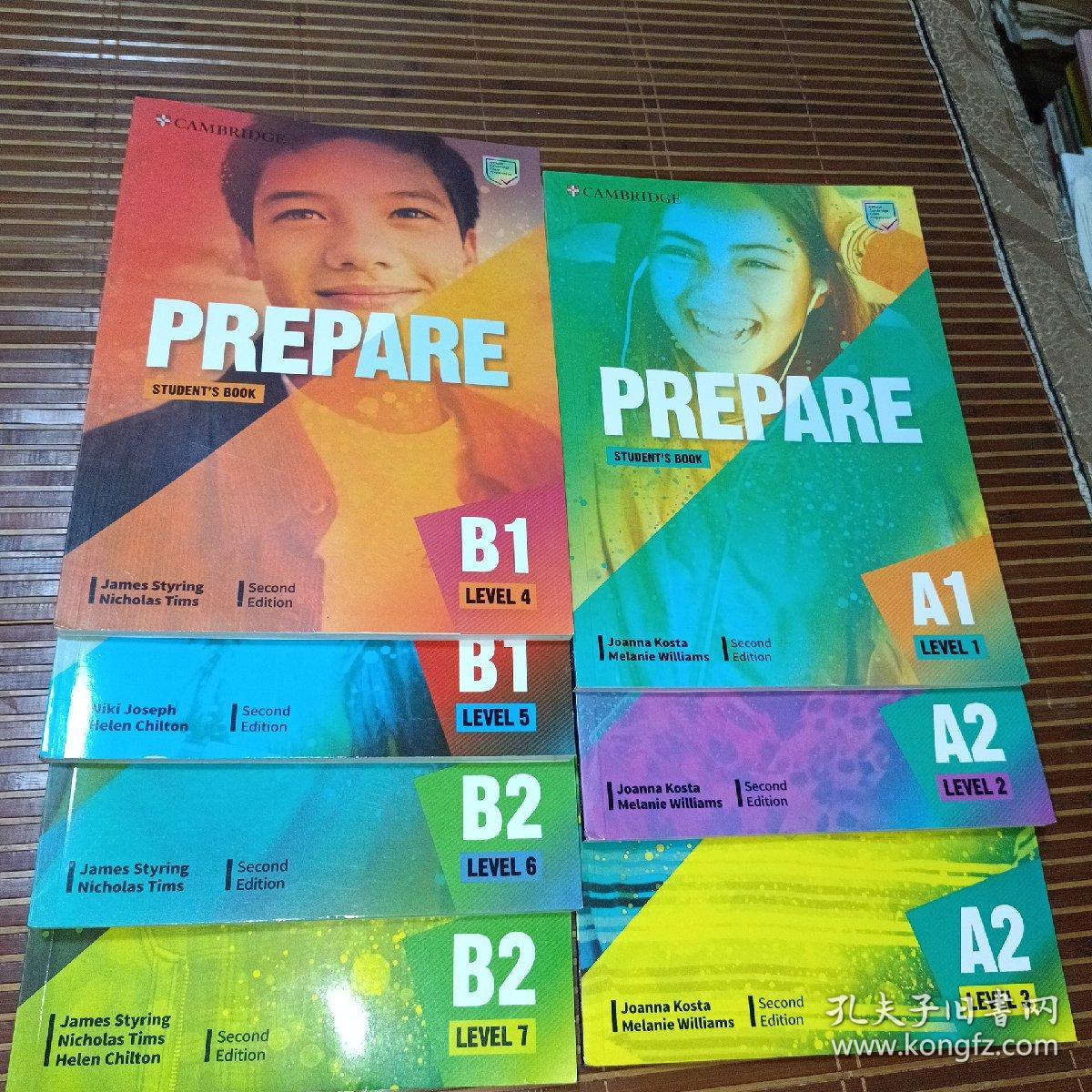 剑桥中学英语教材Prepare Student’s Book Level 1-7册