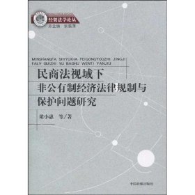 民商法视域下非公有制经济法律规制与保护问题研究