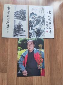 《万宝江书画集》《瀚海阁书画集-杨富志篇》《当代书画名家张乾庄》3本合售