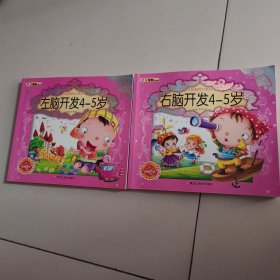 小笨熊典藏·与经典同行系列：左脑开发、、右脑开发；4-5岁【2本合售】