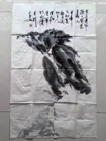 画家 胡广铭 国画 鹰（108×68cm）