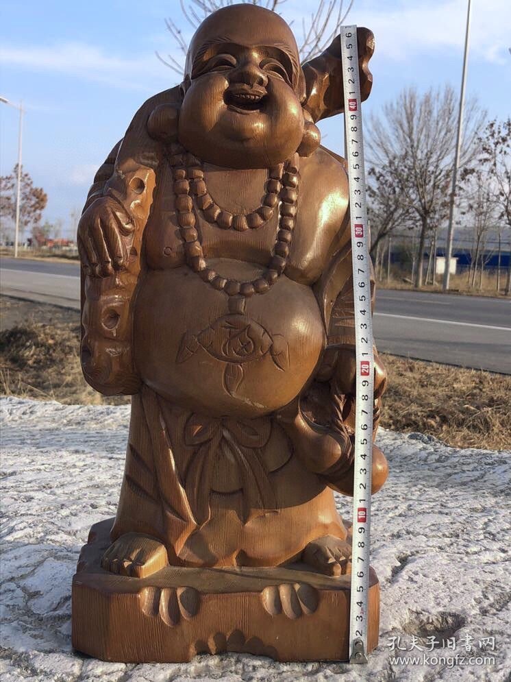 黄杨木佛像，招财纳福，吉祥平安，无修补，全品