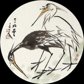 （保真）陈瑞麟，号三好堂主人，福建福鼎人。中国农工民主党党员、中国美术家协会会员、福鼎市美术家协会副主席。