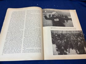1942年3月亚细亚杂志，内容提要美国名记者文森特·希恩“亚洲的华人领袖”及图；林语堂文章“与印度结盟”； 上海难民儿童；赛珍珠文章“明日的火种”；莫宝基文章“我们中国人捍卫自己的信仰，带蒋介石宋美龄图；美国著名记者安娜路易斯·斯特朗文章“苏维埃人民在战斗”；中国穆斯林；