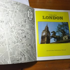 英文原版 Colourful London多姿多彩的伦敦