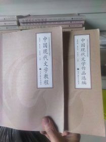 中国现代文学作品选编加文学教程一套2本打包出售