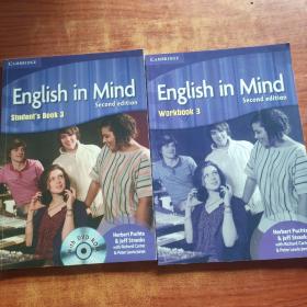 English in Mind Level 3 Student's Book with DVD-ROM（带一张光盘）2本合售