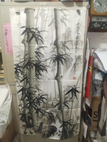展览下架字画作品《ZH0728 魏连泰美术作品： 经风雪不知寒图（四尺整张）》长128厘米，宽68厘米，用笔老道，懂字画者鉴之！