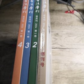 书法学刊 2024 1（创刊号）2,3,4（4册合售）