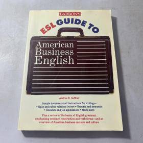 Barron's Esl Guide to American Business English