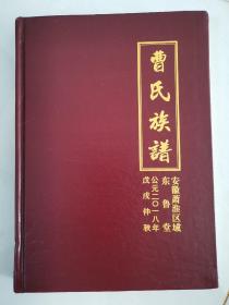 曹氏族谱    东鲁堂  安徽萧淮区域