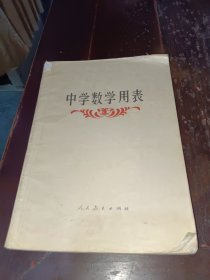 中学数学用表