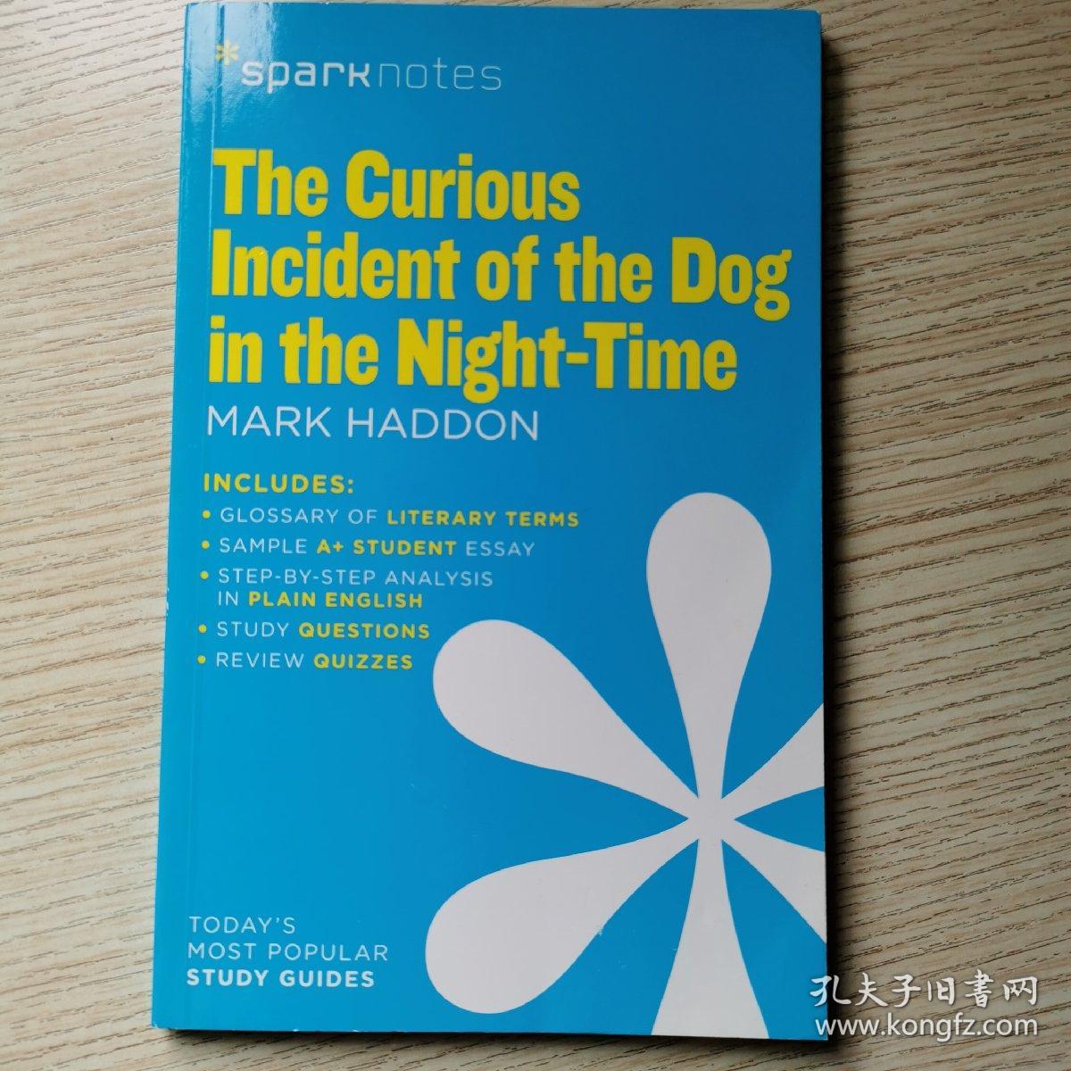 【原版】Sparknotes 文学指南 夜间狗的奇怪事件 英文原版 The Curious Incident of the Dog in the Night Time