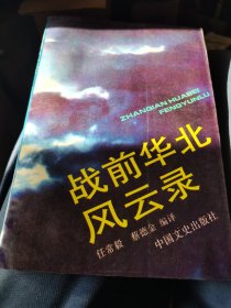 战前华北风云录一上海时代