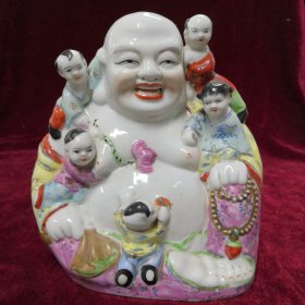 弥勒佛，五子登科，高22，编号18
