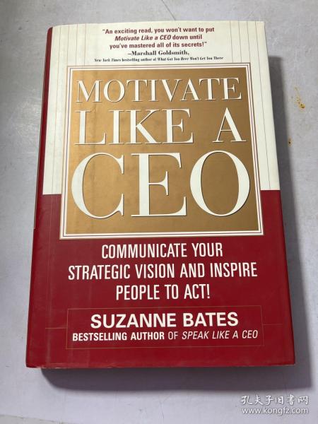 Motivate Like a CEO: Communicate Your Strategic Vision and Inspire People to Act!