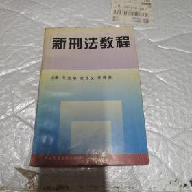 新刑法教程 无字迹  品相如图  看图