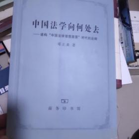 中国法学向何处去：建构“中国法律理想图景”时代的论纲