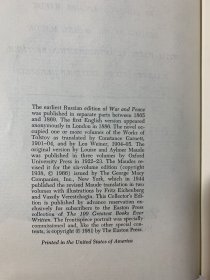 现货  英文版 War And Peace   豪华收藏版 战争与和平 列夫·托尔斯泰
