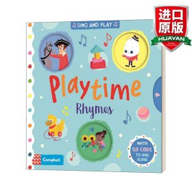 英文原版 Playtime Rhymes 游戏歌谣 英文版 进口英语原版书籍