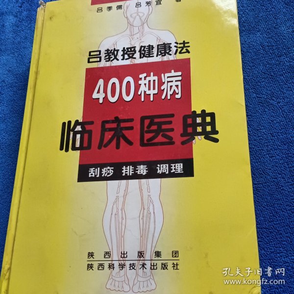 吕教授健康法400种病临床医典:刮痧 排毒 调理