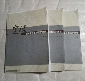 宁波历史文化名城保护规划（图集+说明书+文本）3本合售