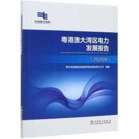 粤港澳大湾区电力发展报告(2020年) 水利电力 南方电网能源发展研究院有限责任公司 新华正版