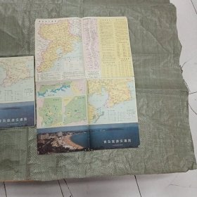 青岛旅游交通图（1987年7月第1版1988年12月第2次印刷）
