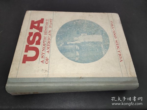 USA A SYNOPTIC HISTORY OF AMERICAS PAST VOLUMES ONE -TWO（美国简史 第1-2卷） 有签名