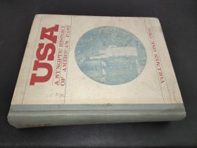 USA A SYNOPTIC HISTORY OF AMERICAS PAST VOLUMES ONE -TWO（美国简史 第1-2卷） 有签名