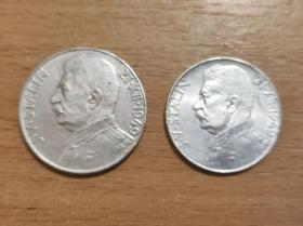 捷克斯洛伐克 纪念斯大林银币（稀少）1949年 原光真品（非卖品）