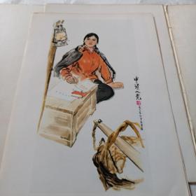 中国画选集  1973年一版一印
全国连环画中国画展览