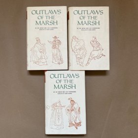 Outlaws of the Marsh 水浒传 上中下（英文版）全三册 未翻译