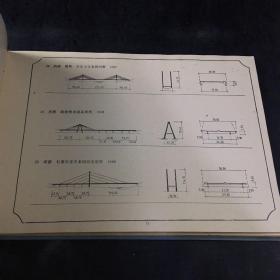 国内外斜拉桥图集【馆藏书，书脊书角有磨伤，内书脊开裂】
