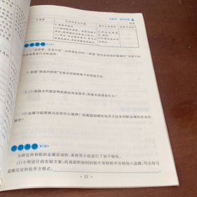 学生实验报告册，化学（九年级下册，鲁教版，2024年印刷，品佳）