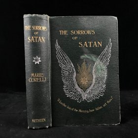 The Sorrows of Satan 1895年，玛丽·克雷里《撒旦的悲伤》，漆布精装,漂亮毛边